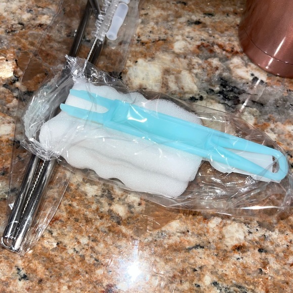 Rose gold shimmer funny travel coffee mug - Picture 5 of 7